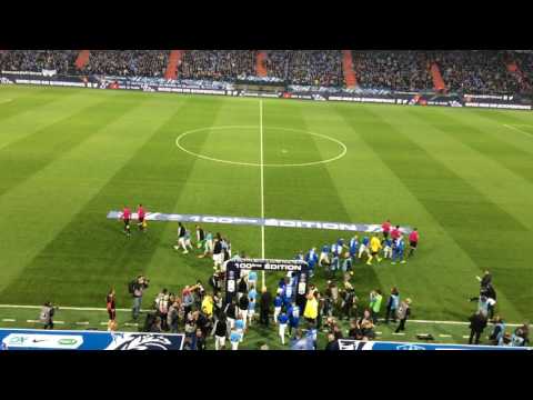 Arrivée des joueurs - Avranches-PSG - 5 avril 2017