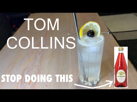 Tom collins, Why isn't this Cocktail PINK?
