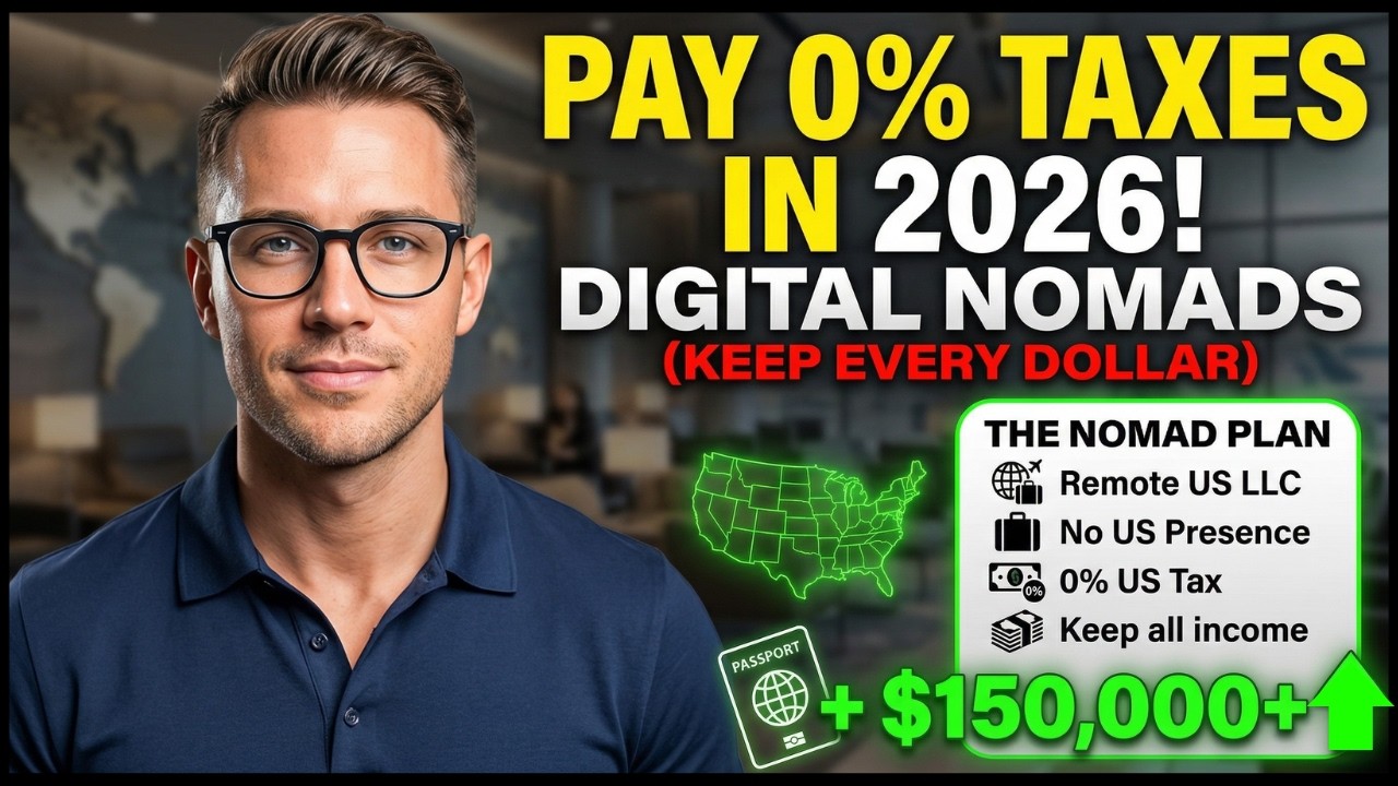 How Digital Nomads Use a US LLC to Pay 0% Taxes in 2026 Remotely (And Keep Every Single Dollar)