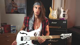 Video thumbnail for Ibanez PGM301 Guitar Review / Demonstration - Paul Gilbert Signature Guitar by Chris Blade Johnson