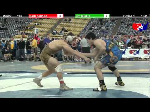 FSN 160: mark hobson (bonner springs) vs. Tim Miklus (Ram Wrestling Club)