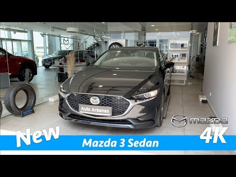 Mazda 3 Sedan 2019 FIRST quick review in 4K