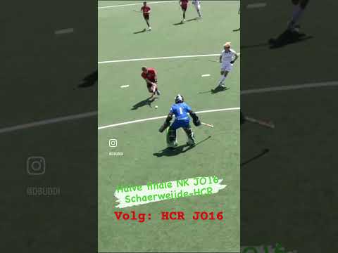 JO16-1 Schaerweijde-HCR, halve finale NK 2023, snel schakelen, mooie redding