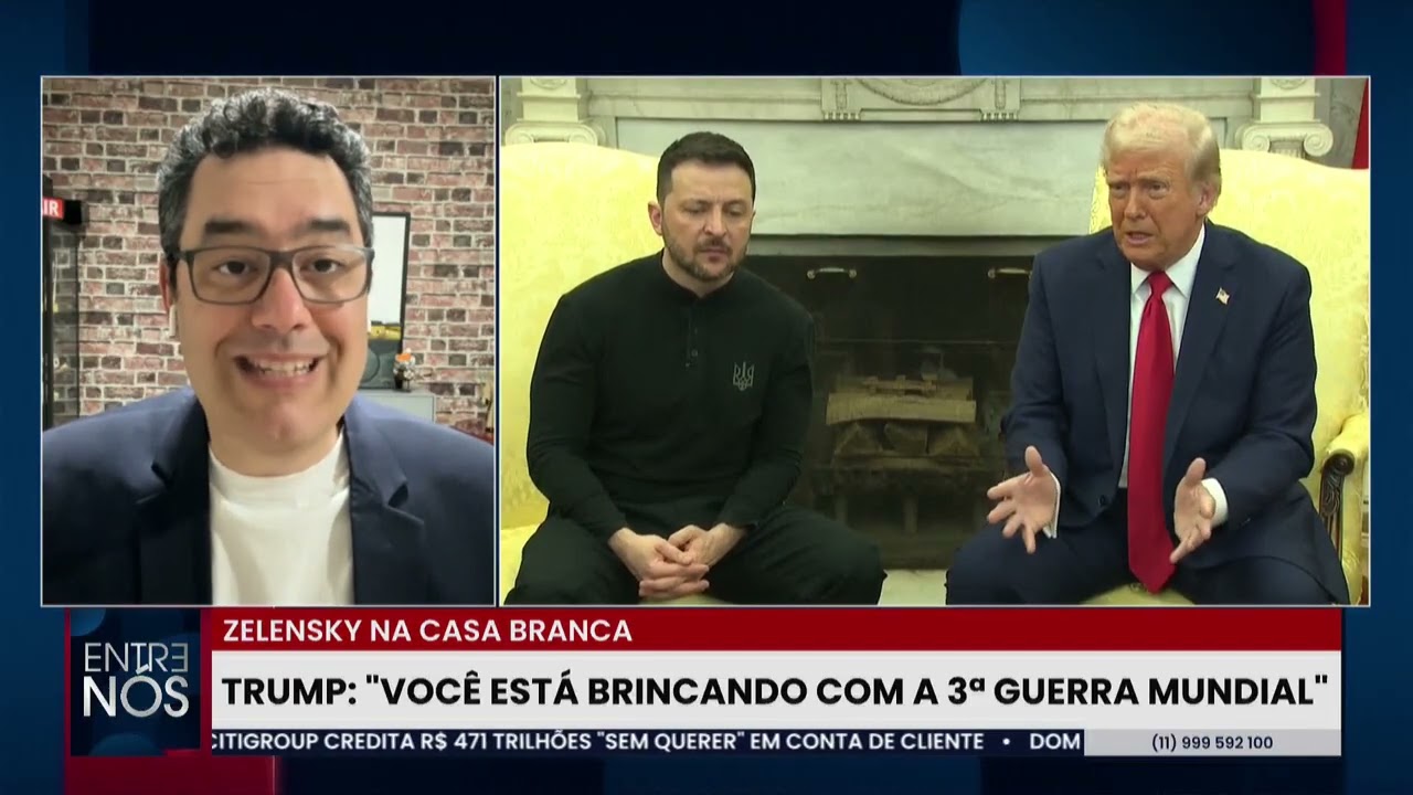 Zelensky e Trump discutem e não assinam acordo sobre terras na Ucrânia