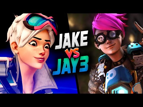 JAKE TOP 500 TRACER VS JAY3 TRACER! [ OVERWATCH SEASON 24 ]