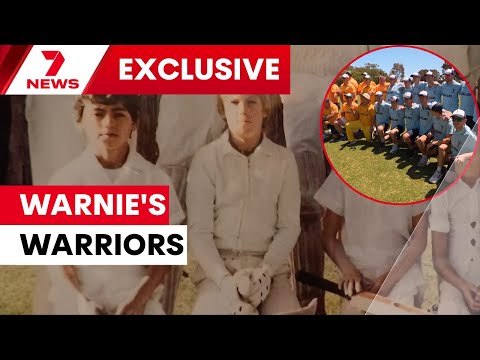 Shane Warne’s old teammates have taken on the Barmy Army in a tribute to the King of Spin | 7NEWS