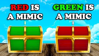 Can You Figure Out Which Chest Is Lying - Mimic Logic
