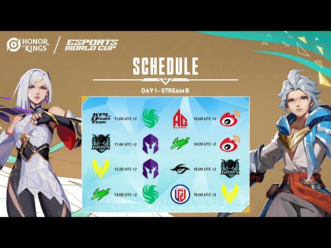 HoK x EWC - Day 1 - Group Stage - B Stream