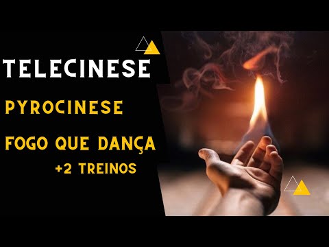 Pirocinese - Fogo que dança + 2 treinos - Kinétia - A verdadeira Telecinese