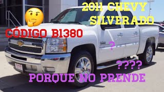 Que es obd b1380 Chevrolet