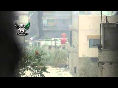 اشتباكات بين عناصر لواء مجاهدي الغوطة وقوات النظام على المتحلق الجنوبي