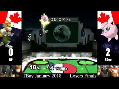 BDoc (Jigglypuff) vs. BP (Fox) - SSS #1: Melee Top 8 (Losers Finals)