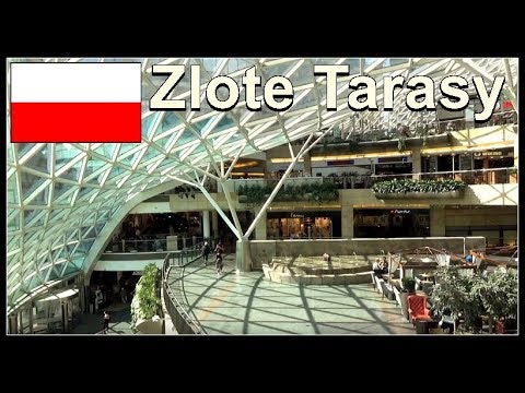 Warsaw Shopping Center (Złote Tarasy)  Poland August 2017