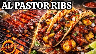 Al Pastor Ribs Smoked with Post Oak & Lump Charcoal (Then Turned Into Tacos)