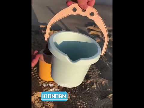 推土工程車 麥稈環保材質 慣性滑行玩具 沙灘玩具 工程車玩具8019W-8008W-8007W (影片必看)