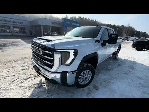 2026 GMC Sierra 2500HD Crew Cab Standard Box 4-Wheel Drive SLE in White for sale at Boyer Chevrolet Buick GMC Bancroft in Bancroft, ON