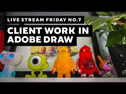 Live Stream Friday No.7 | Creating in Adobe Illustrator Draw & Giveaway Winner Announced