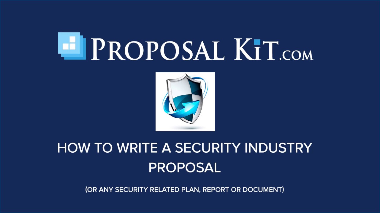 How to Write a Security Services Proposal