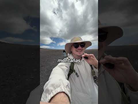 En #malargüe subimos al crater de un Volcan en la Reserva Payunia