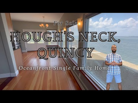 Hough's Neck, Quincy | Oceanfront Single Family Home For Sale | 3 Beds | 2 Baths | 1783 SF