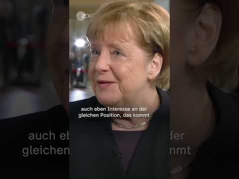 Angela Merkel über Wolfgang Schäuble | #shorts #interview #merkel