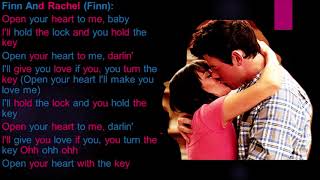 Borderline/Open Your Heart Glee Lyrics