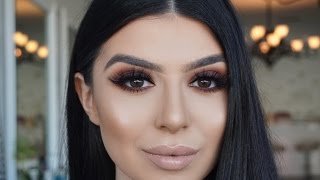 Brown Smokey Eye & Customized Lashes | Glamour By Suzy