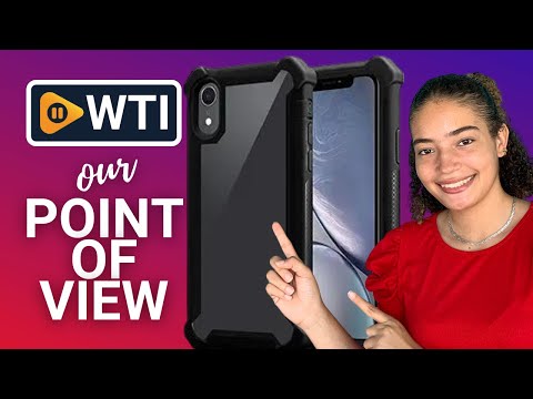 Case Compatible with Apple iPhone XR in Alder Black - 2-in-1 Case with TPU Silicone Edges and Acrylic Glass Back - Protective Shell Bumper Back Skin - WTI product video review