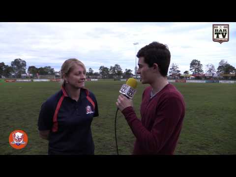 2015 WPL Grand Final Post Match Interview with Valentine Coach Cass Wright