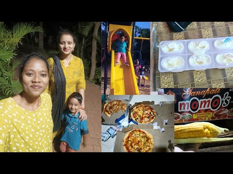 Icecream 🍦 recipe || Going to park || pizza party in late night || #vlog @Asunandavlog