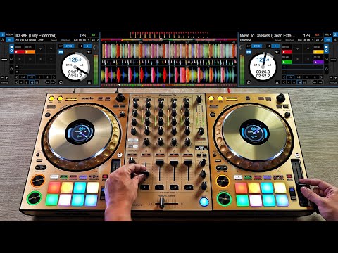 PRO DJ DOES INSANE EDM MIX ON GOLD DDJ-1000 - Creative DJ Mixing Ideas for Beginner DJs