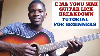 Download lagu K1 DE ULTIMATE 'ADE ORI OKIN' GUITAR LICK BREAKDOWN. Tutorial for beginners. mp3