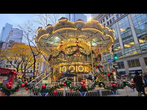 Macy’s Holiday Windows 🎅 FOX News All-American Tree Lighting 🎄 Christmas Carousel Ride