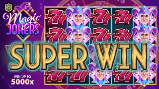 Golden Booty Bonanza: Epic Big Win on Magic Jokers New Online Slot from Slingshot Studios!
