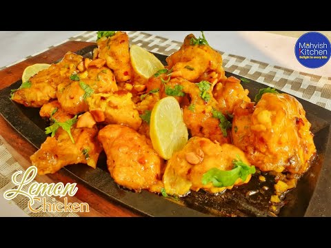 Lemon Chicken Sizzler | Easy Dinner Recipes | Restaurant Style Lemon Chicken 💯 |MAHVISH KITCHEN