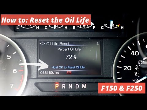 2018 Ford F-150 - Oil Change Reset