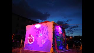 Reusable Graffiti - Al Gross, Lead Artist, Northern Sparks Festival 2019