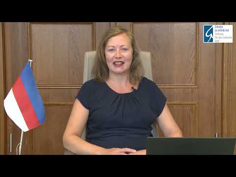 Danksagung Sorben - Unterzeichnung Viertes Finanzierungsabkommen