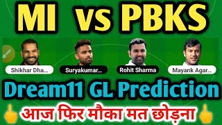 MI vs PBKS Match Preview| MI vs PBKS Match Prediction| MI vs PBKS| MI vs PBKS Today Match Prediction