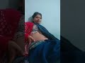 Suman Patel Wearing Blue Saree With Blue Blouse Feeding Baby