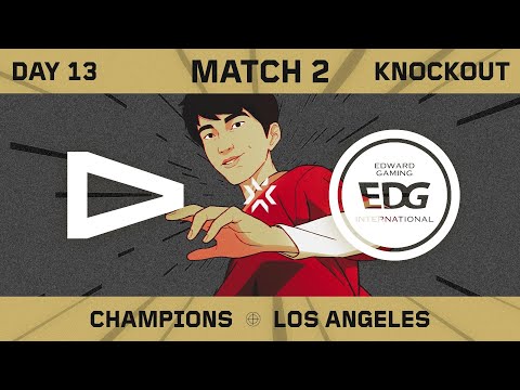 LOUD vs EDward Gaming - VALORANT Champions - Knockout - Ascent Map 2