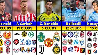 The Last Shirt⁉️😲 Famous Footballers Active How Many CLUBS They Played