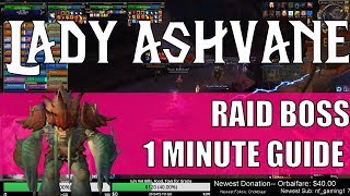 Lady Ashvane - Eternal Palace Raid Boss 1 Minute Guide