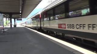 preview picture of video 'InterCity nach Chur mit Lok Re 460 a Landquart'