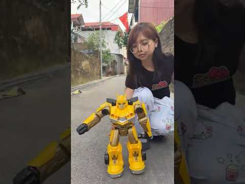Satisfying with Unboxing Robot Unboxing RC Car BUMBLEBEE  #satisfied #unboxing