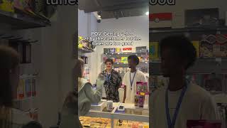 POV: getting yelled at by the customer but the tunes are too good #cardshop