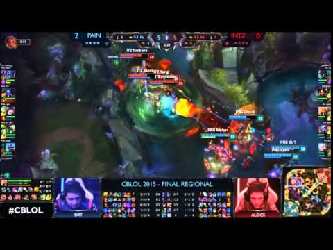 PaiN vs INTZ - Final CBLOL 2015 - Melhores Momentos - 3ª Partida