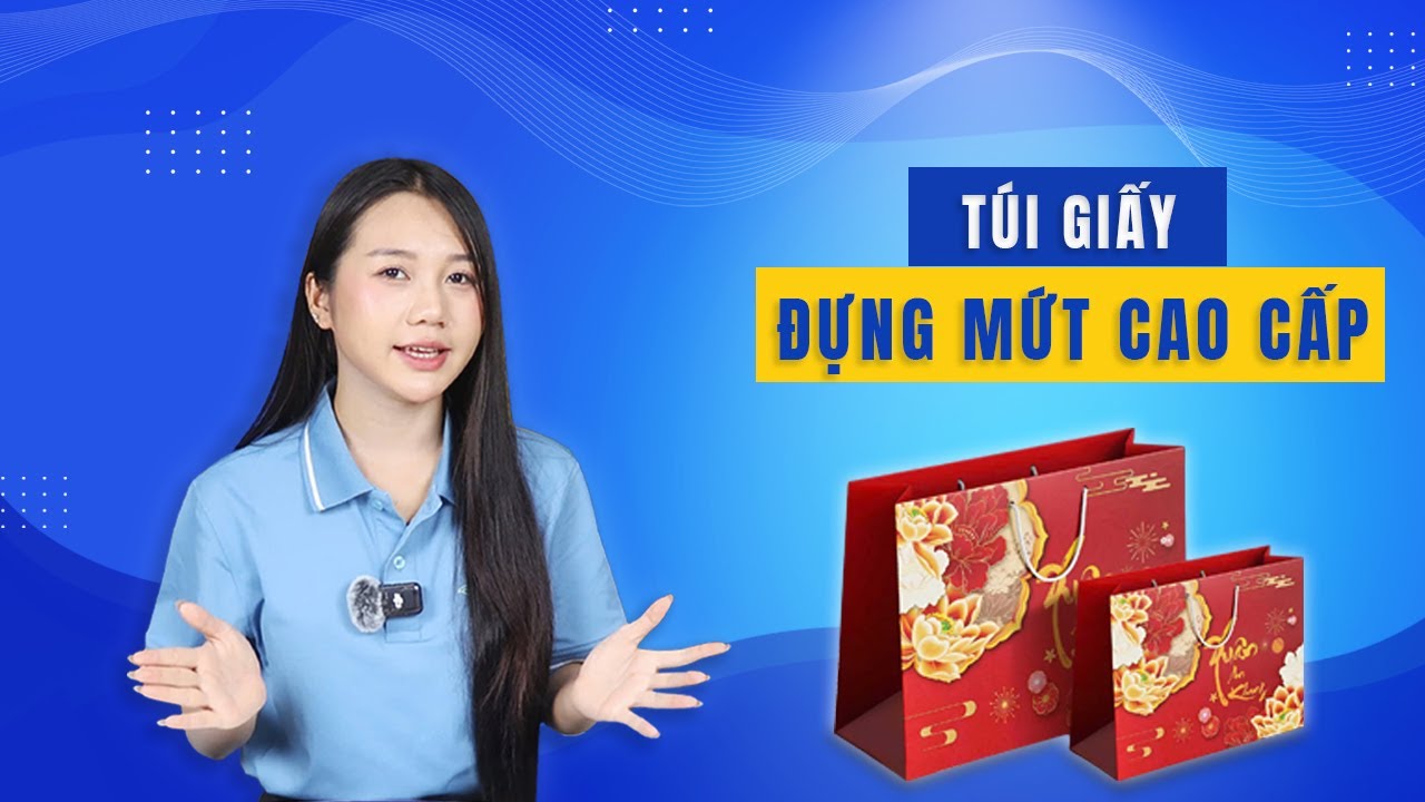 Túi Giấy Đựng Mứt Đẹp Mắt, Sang Trọng, In Thương Hiệu Theo Yêu Cầu | Vinpack