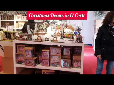 DECORAÇÕES DE NATAL - EL CORTE INGLES