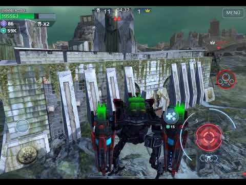 War Robots FFA test Falcon with Avenger mk2 (Death City)